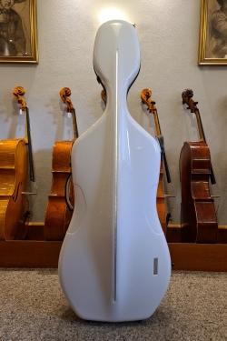 Gewa Air - Celloetui in Weiß/Schwarz