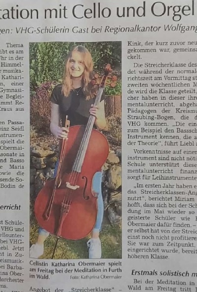 Meditation mit Cello und Orgel