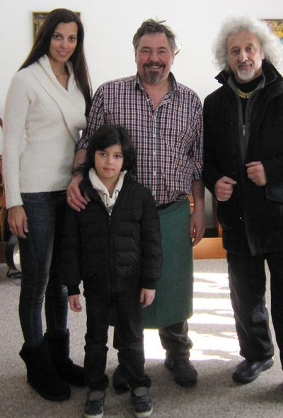 Prominenter Besuch in meiner Werkstatt - 21.02.2012